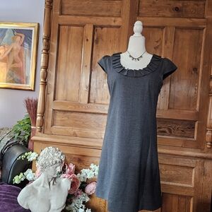 J. Crew Charcoal Wool Blend Dress